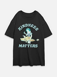 Disney Snow White and the Seven Dwarfs Kindness Matters Womens Oversized T-Shirt