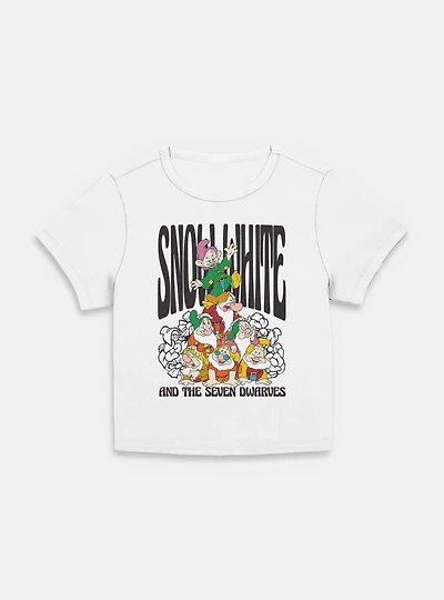 Disney Snow White and the Seven Dwarfs Floral Dwarf Time Women Baby T-Shirt