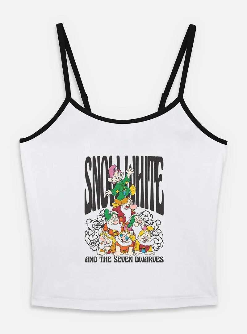 Disney Snow White and the Seven Dwarfs Floral Dwarf Time Womens Cami