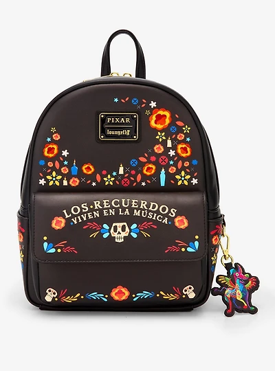 Loungefly Disney Pixar Coco Floral Mini Backpack (BoxLunch 10th Anniversary Edition) - BoxLunch Exclusive