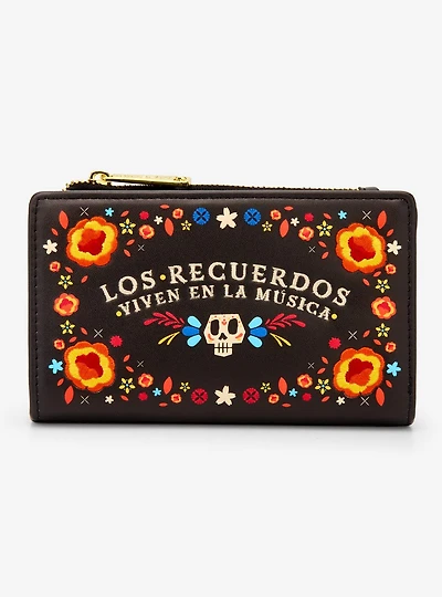 Loungefly Disney Pixar Coco Floral Wallet (BoxLunch 10th Anniversary Edition) - BoxLunch Exclusive