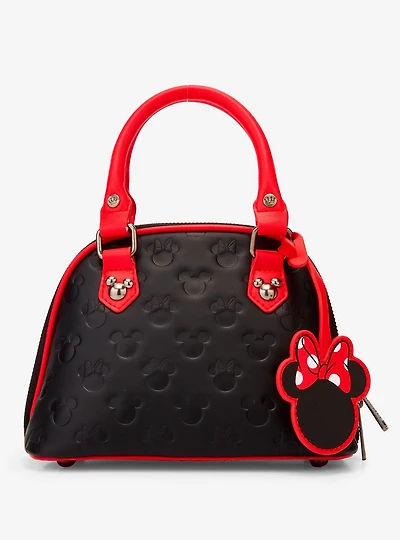 Loungefly Disney Mickey & Minnie Debossed Silhouettes Mini Crossbody Bag (BoxLunch 10th Anniversary Edition) - BoxLunch Exclusive