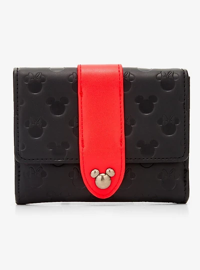Loungefly Disney Mickey & Minnie Debossed Silhouettes Wallet (BoxLunch 10th Anniversary Edition) - BoxLunch Exclusive