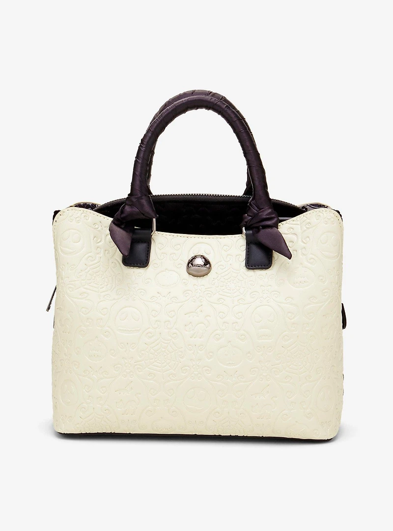 Loungefly Disney The Nightmare Before Christmas Paisley Embossed Handbag (10th Anniversary Edition) - BoxLunch Exclusive