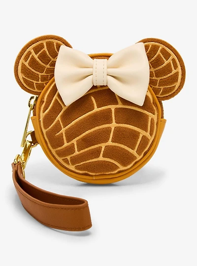 Loungefly Disney Minnie Mouse Chocolate Concha Figural Coin Purse (BoxLunch 10th Anniversary Edition) - BoxLunch Exclusive