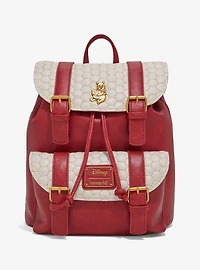 Loungefly Disney Winnie the Pooh Honeycomb Pattern Buckle Strap Mini Backpack - BoxLunch Exclusive