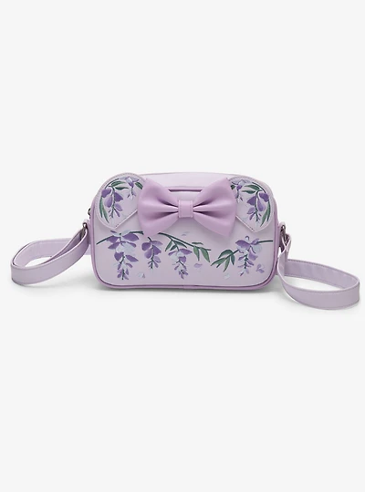 Loungefly Disney Minnie Mouse Wisteria Ears Floral Scented Crossbody Bag - BoxLunch Exclusive