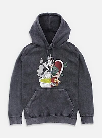 Disney Snow White and the Seven Dwarfs Split Evil Queen Mineral Wash Hoodie