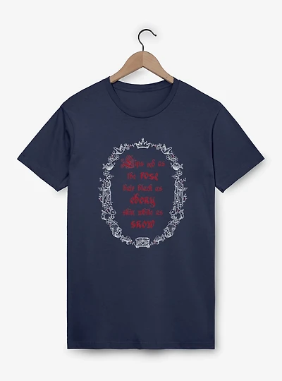 Disney Snow White and the Seven Dwarfs Poem Frame Garment Dye T-Shirt