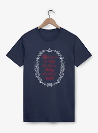 Disney Snow White and the Seven Dwarfs Poem Frame Garment Dye T-Shirt
