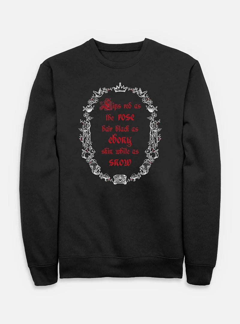 Disney Snow White and the Seven Dwarfs Poem Frame Sweatshirt