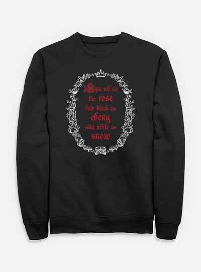 Disney Snow White and the Seven Dwarfs Poem Frame Sweatshirt