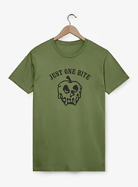 Disney Snow White and the Seven Dwarfs Just One Bite Apple Outline Garment Dye T-Shirt
