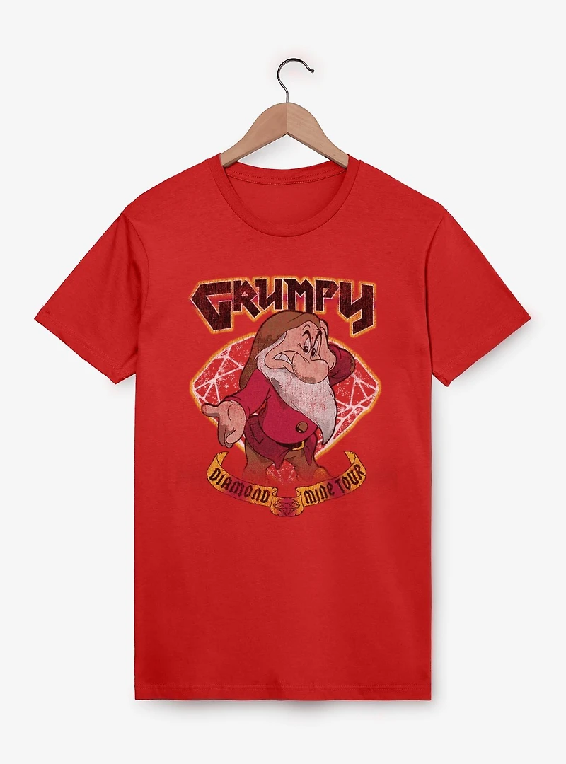 Disney Snow White and the Seven Dwarfs Grumpy Diamond Mine Tour Garment Dye T-Shirt