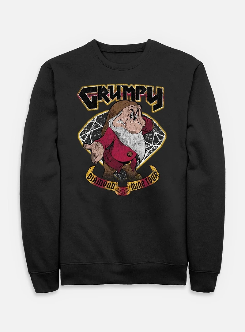 Disney Snow White and the Seven Dwarfs Grumpy Diamond Mine Tour Sweatshirt