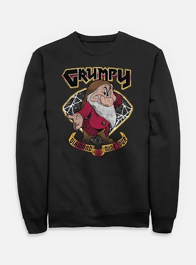 Disney Snow White and the Seven Dwarfs Grumpy Diamond Mine Tour Sweatshirt