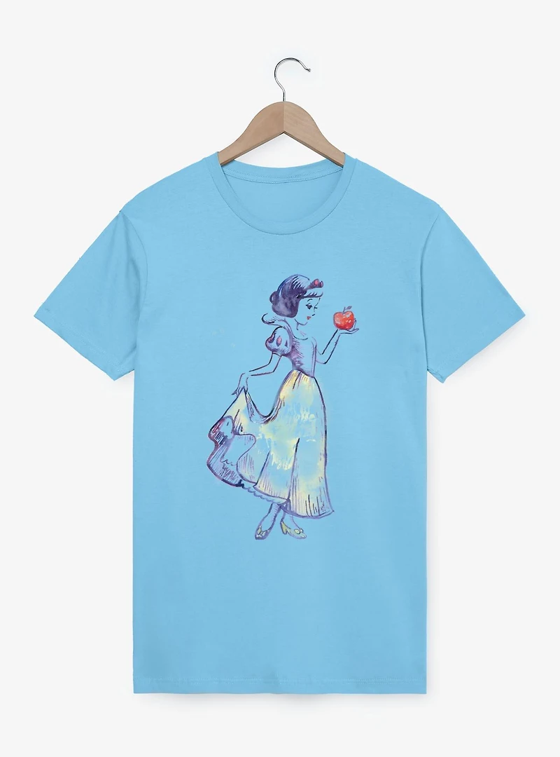 Disney Snow White and the Seven Dwarfs Watercolor Garment Dye T-Shirt