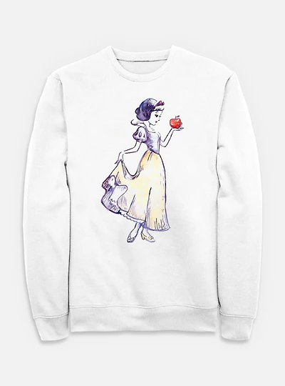 Disney Snow White and the Seven Dwarfs Watercolor Sweatshirt