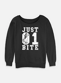 Disney Snow White and the Seven Dwarfs Just 01 Bite Womens Slouchy Sweatshirt
