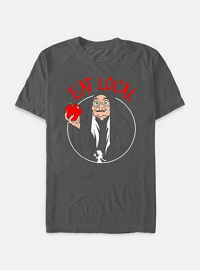 Disney Snow White and the Seven Dwarfs Evil Queen Eat Local Garment Dye T-Shirt