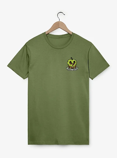 Disney Snow White and the Seven Dwarfs Poisoned Apple Crest Garment Dye T-Shirt