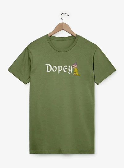 Disney Snow White and the Seven Dwarfs Dopey Character Garment Dye T-Shirt
