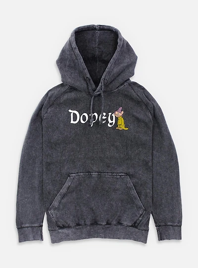 Disney Snow White and the Seven Dwarfs Dopey Character Mineral Wash Hoodie