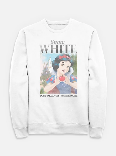 Disney Snow White and the Seven Dwarfs Don't Take Apples From Strangers Sweatshirt