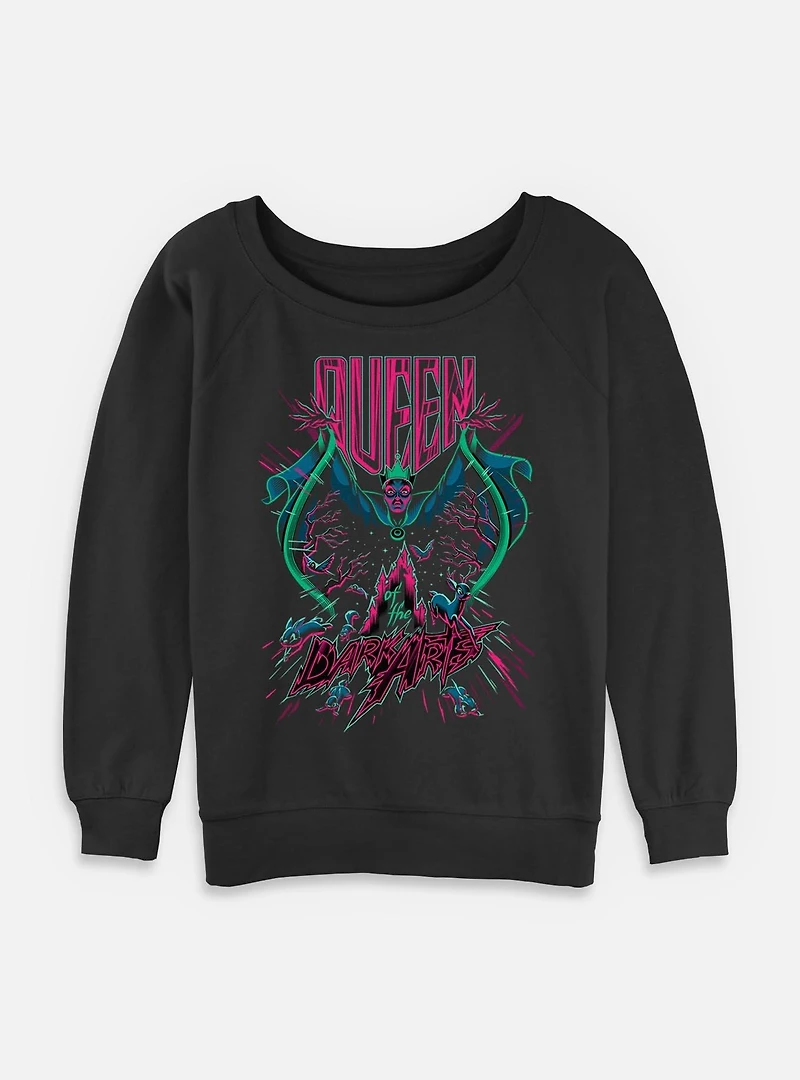 Disney Snow White and The Seven Dwarfs Queen Of Dark Arts Womens Slouchy Sweatshirt