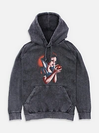 Disney Snow White and the Seven Dwarfs Holding Apple Portrait Mineral Wash Hoodie