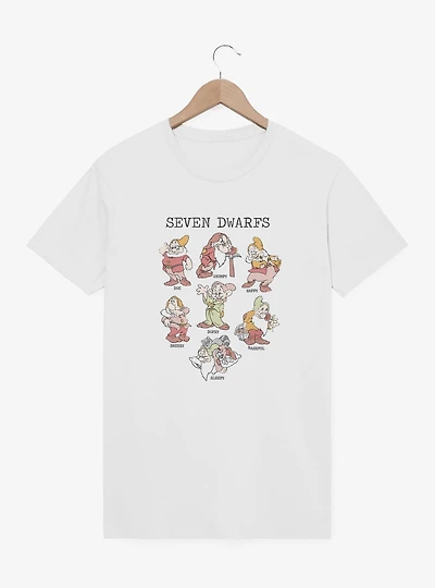 Disney Snow White and the Seven Dwarfs Illustration T-Shirt