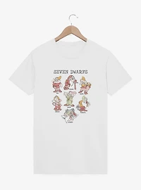 Disney Snow White and the Seven Dwarfs Illustration T-Shirt