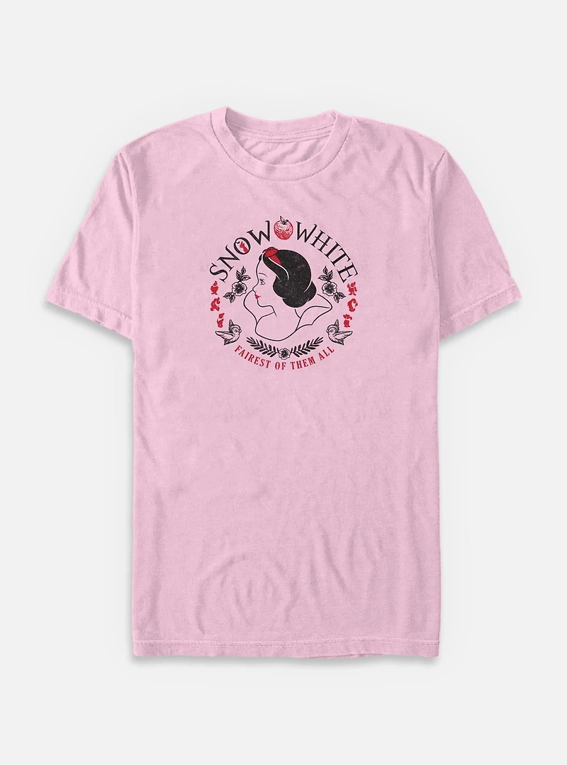 Disney Snow White and the Seven Dwarfs Fairest Of Them All Garment Dye T-Shirt