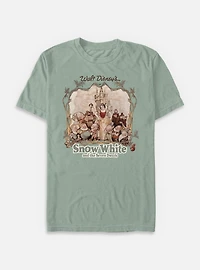 Disney Snow White and the Seven Dwarfs Retro Portrait Garment Dye T-Shirt