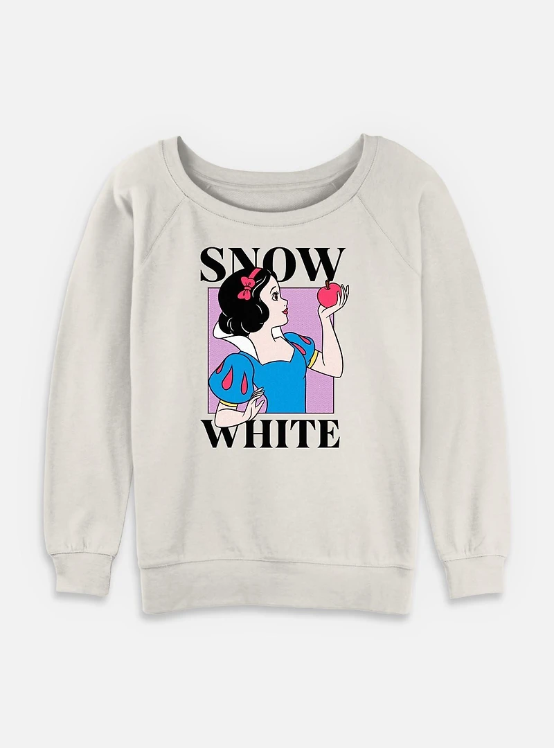 Disney Snow White and the Seven Dwarfs Square Portrait Womens Slouchy Sweatshirt