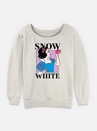 Disney Snow White and the Seven Dwarfs Square Portrait Womens Slouchy Sweatshirt