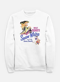 Disney Snow White and the Seven Dwarfs Dwarf Illustration Retro Sweatshirt