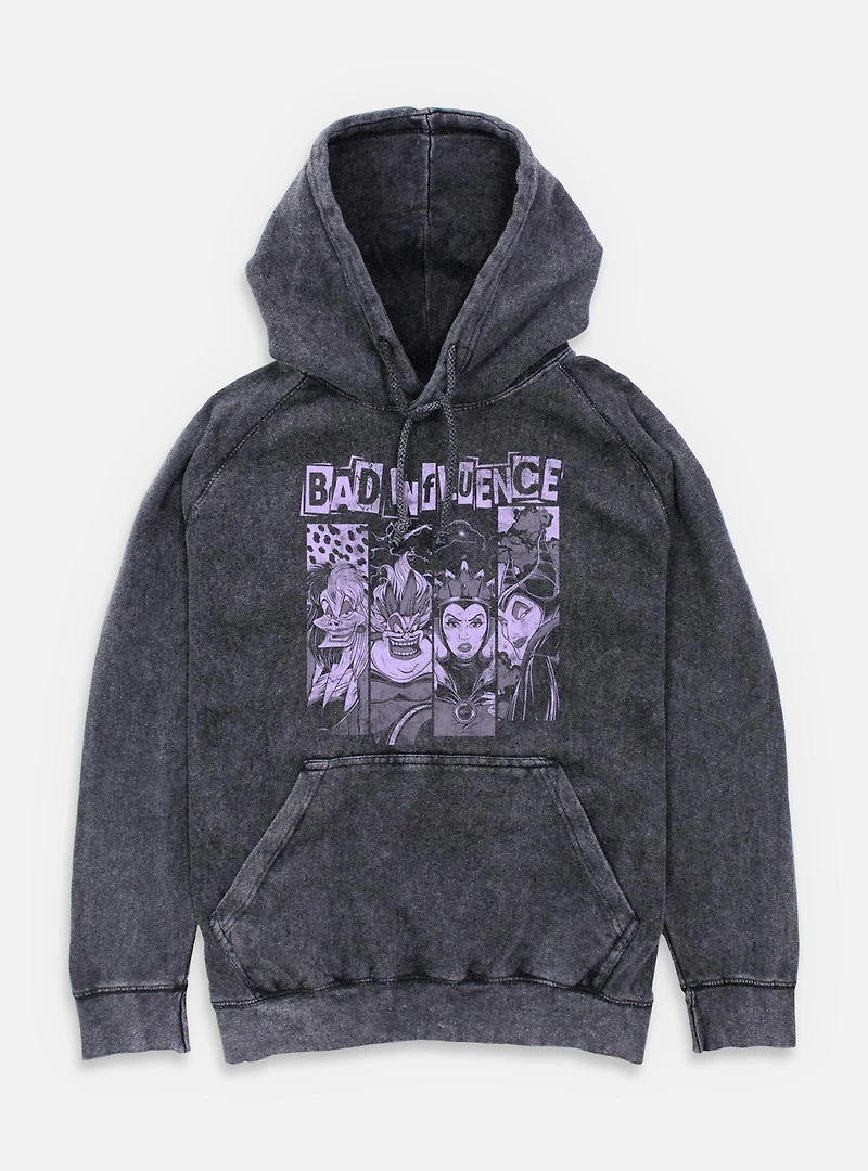 Disney Villains Bad Influence Mineral Wash Hoodie