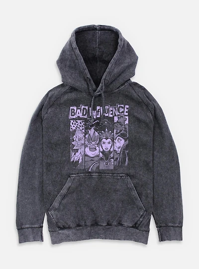 Disney Villains Bad Influence Mineral Wash Hoodie