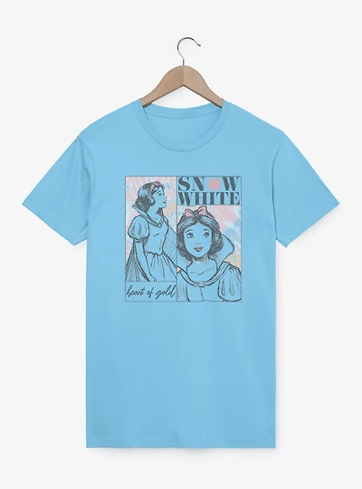 Disney Snow White and the Seven Dwarfs Heart Of Gold Illustration Garment Dye T-Shirt