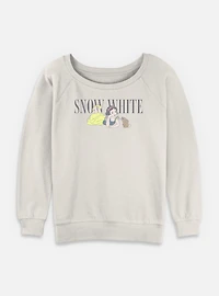 Disney Snow White and the Seven Dwarfs Bunny Friend Womens Slouchy Sweatshirt