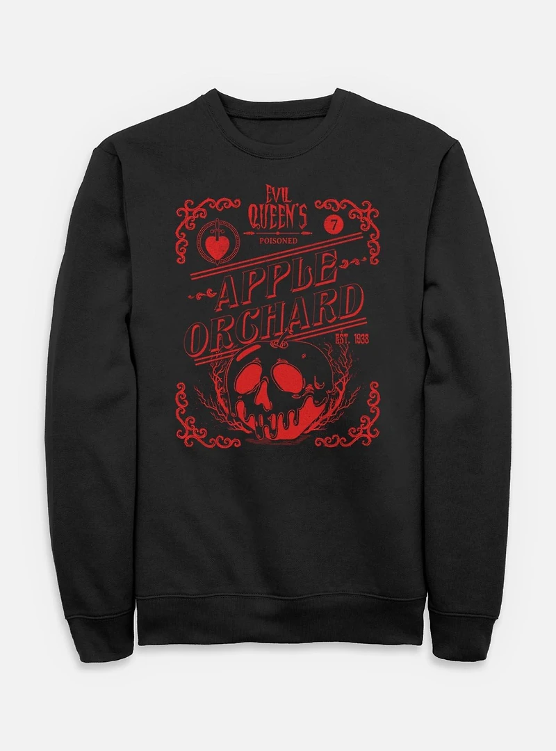 Disney Snow White and the Seven Dwarfs Evil Queen Apple Orchard Sweatshirt