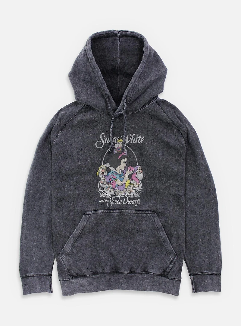 Disney Snow White and the Seven Dwarfs Retro Classic Mineral Wash Hoodie
