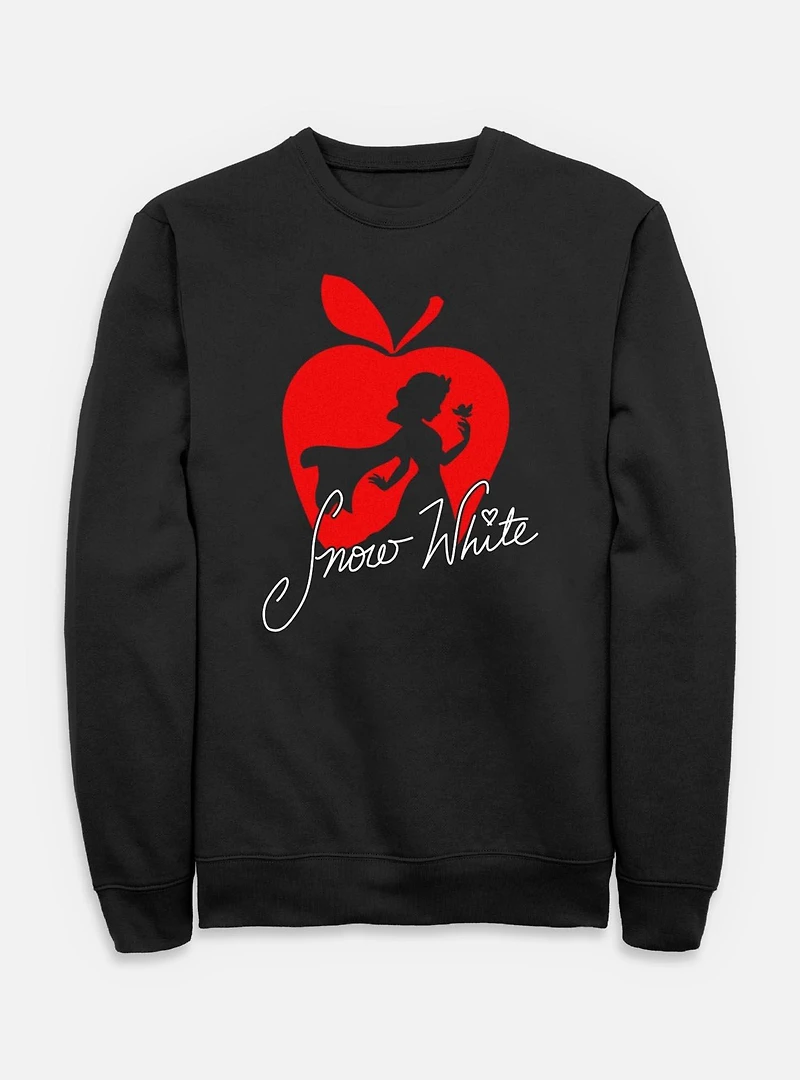 Disney Snow White and the Seven Dwarfs Apple Silhouette Sweatshirt