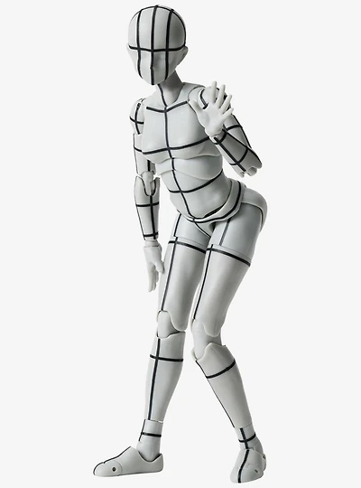 Bandai Spirits S.H.Figuarts Body-chan Sports Edition (WireframeGray Color Ver.) Articulated Figure