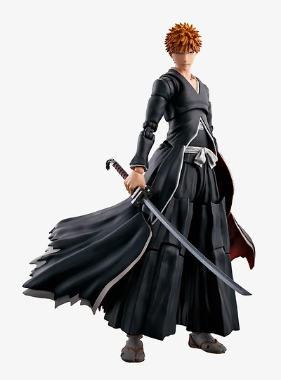 Bandai Spirits BLEACH S.H. Figuarts Ichigo Kurosaki Figure (Getsugatensho Ver.)
