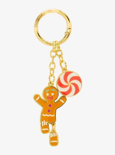 Loungefly DreamWorks Chrek Gingy Multi-Charm Keychain - BoxLunch Exclusive