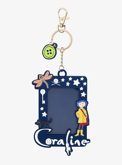 Coraline Icons Picture Frame Keychain - BoxLunch Exclusive