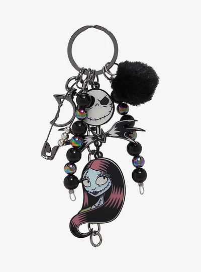 Disney The Nightmare Before Christmas Jack & Sally Multi-Charm Keychain — BoxLunch Exclusive