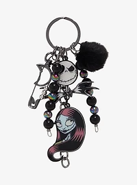 Disney The Nightmare Before Christmas Jack & Sally Multi-Charm Keychain — BoxLunch Exclusive